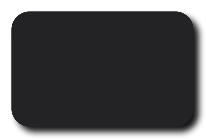 3D Neomorphic Dark Rounded Rectangle Debossed