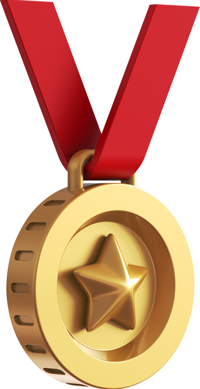 3D Medal Achievement